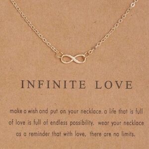 ⭐️ 5 for $25 Infinite Love Gold Dainty Necklace